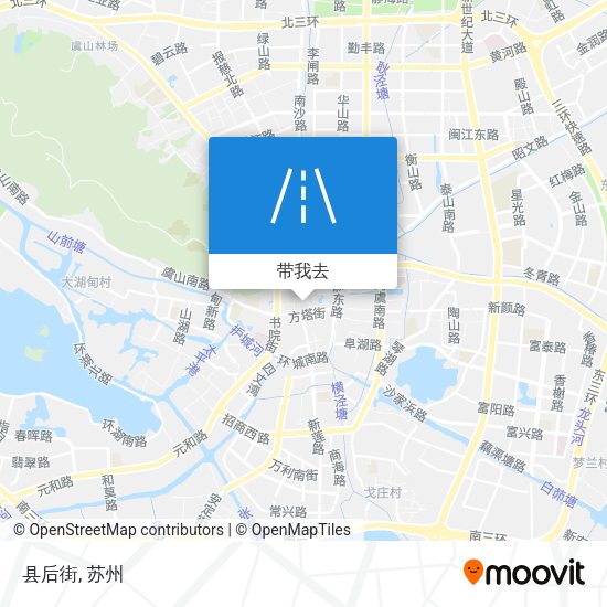 县后街地图
