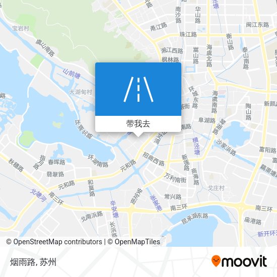 烟雨路地图