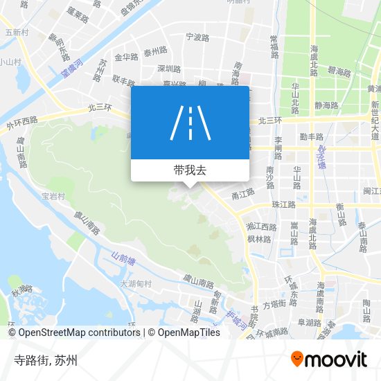 寺路街地图