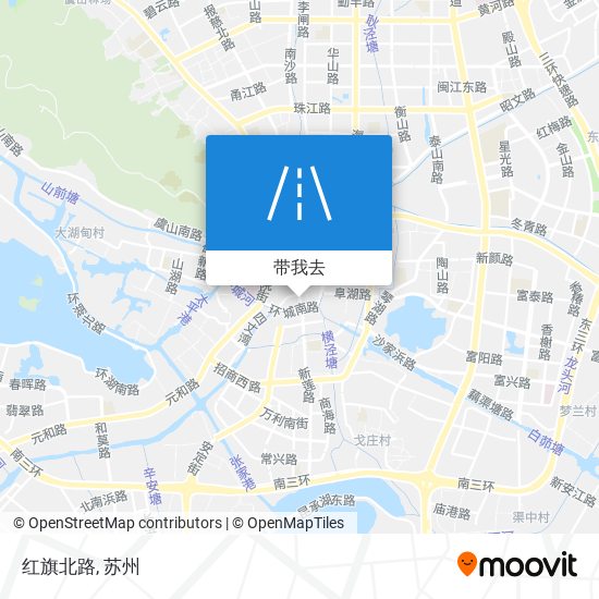 红旗北路地图