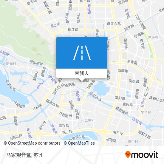 马家观音堂地图