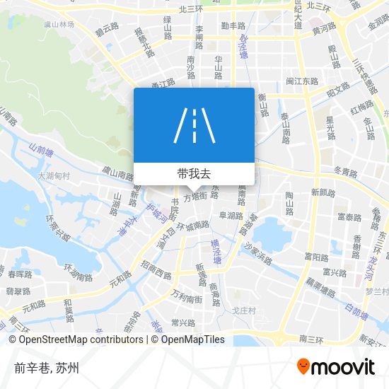 前辛巷地图
