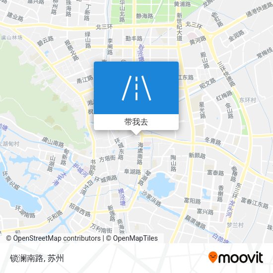 锁澜南路地图