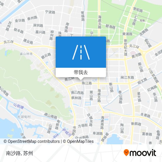 南沙路地图
