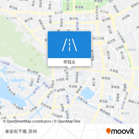 泰安街下塘地图