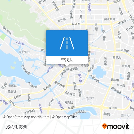 祝家河地图