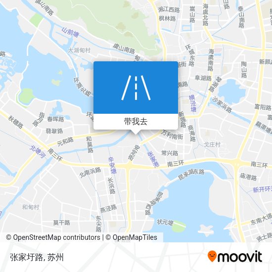 张家圩路地图