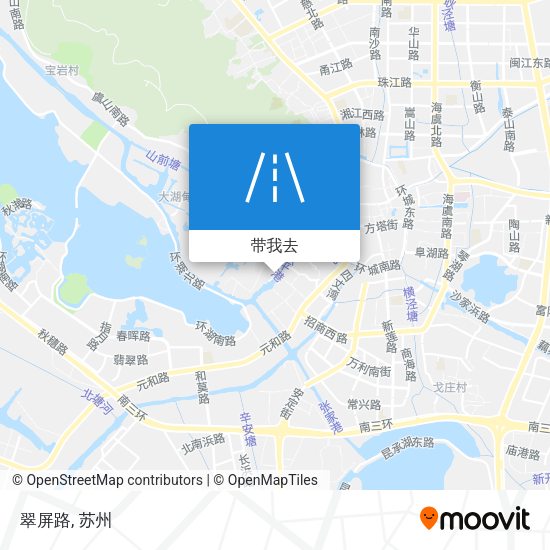 翠屏路地图