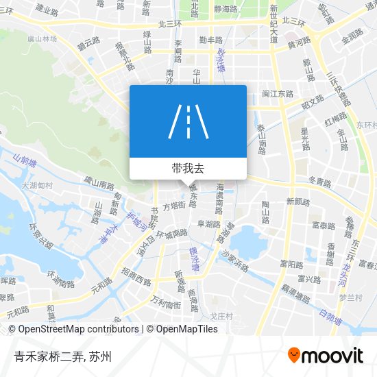 青禾家桥二弄地图