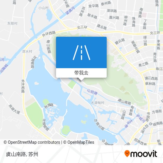 虞山南路地图