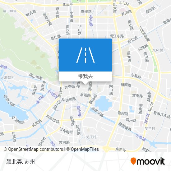 颜北弄地图