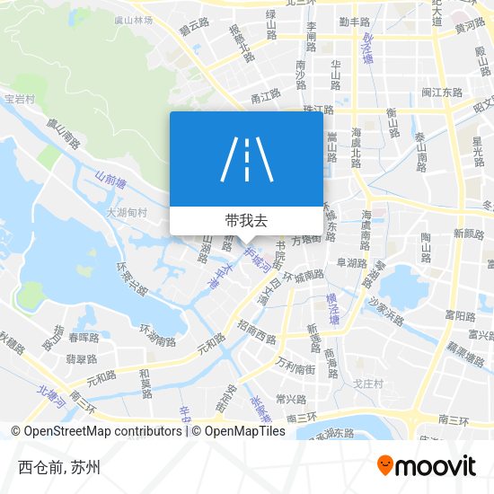 西仓前地图