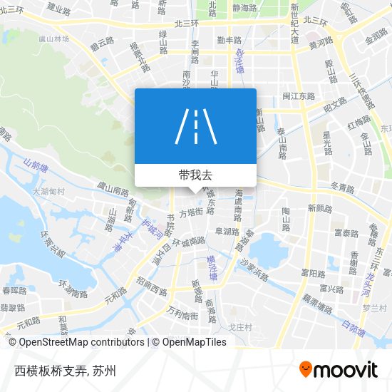 西横板桥支弄地图