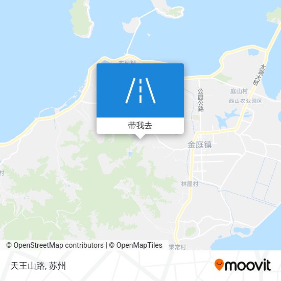 天王山路地图