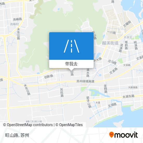 旺山路地图