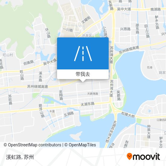 溪虹路地图
