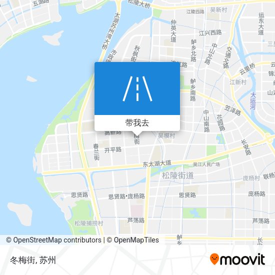冬梅街地图