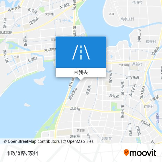市政道路地图