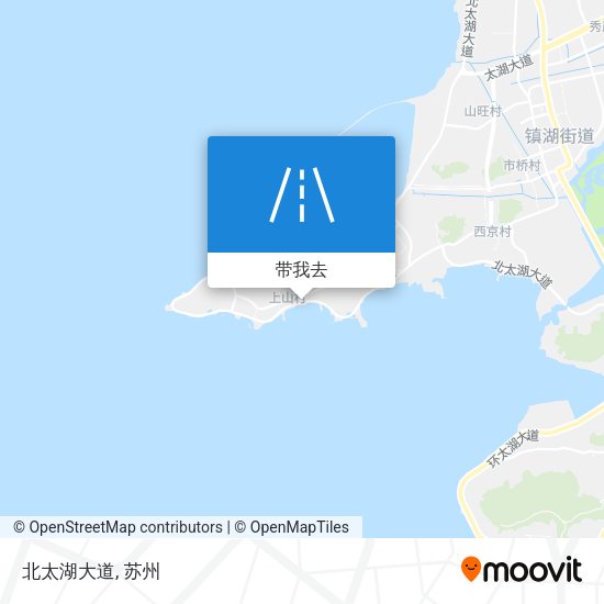 北太湖大道地图