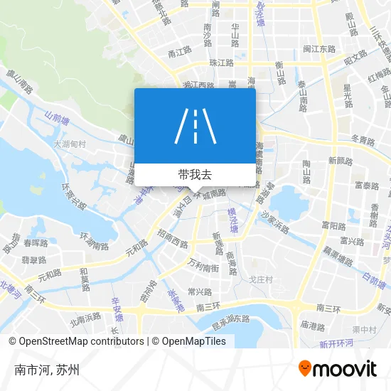 南市河地图