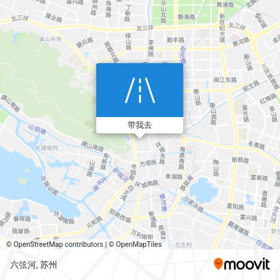 六弦河地图