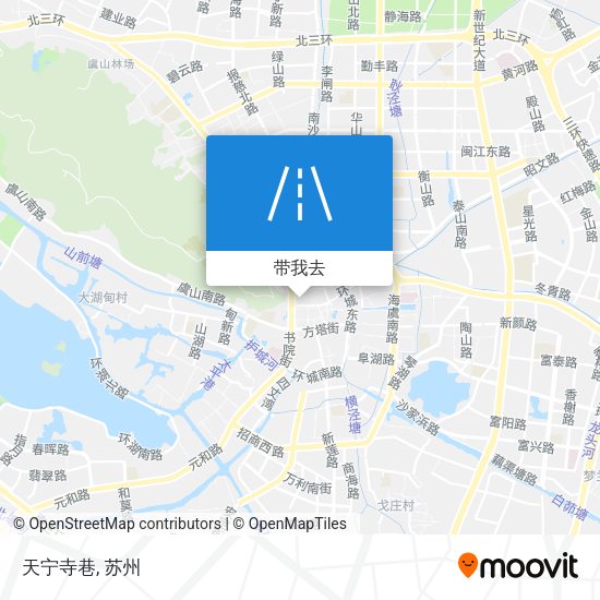 天宁寺巷地图