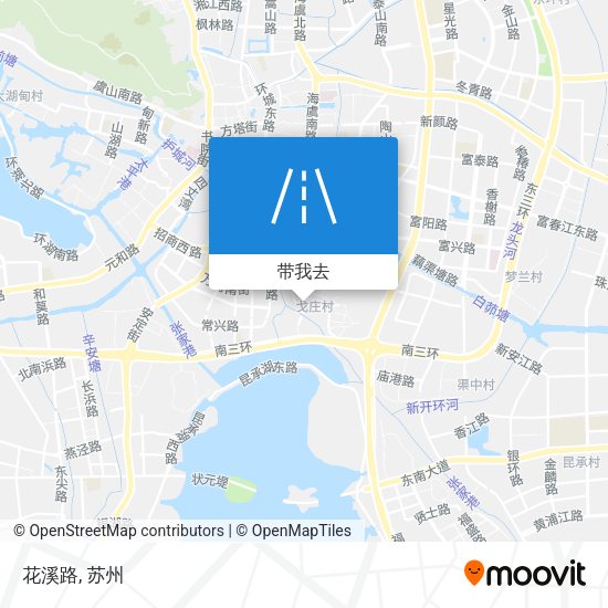 花溪路地图
