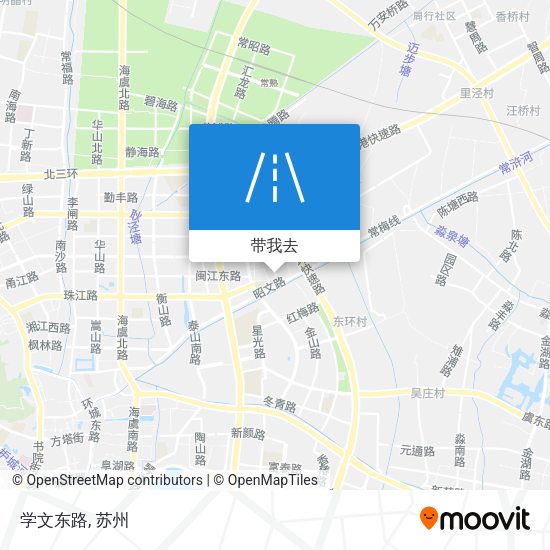 学文东路地图