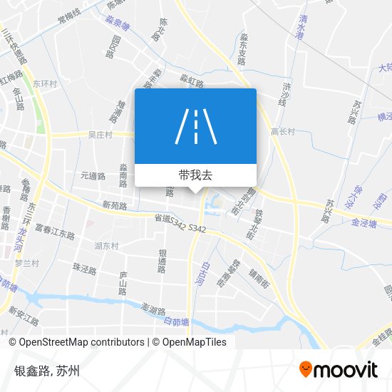 银鑫路地图