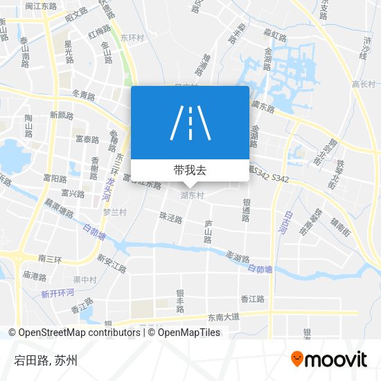 宕田路地图