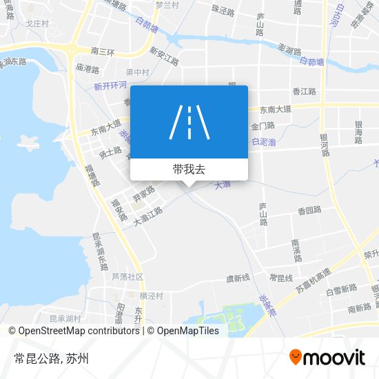 常昆公路地图