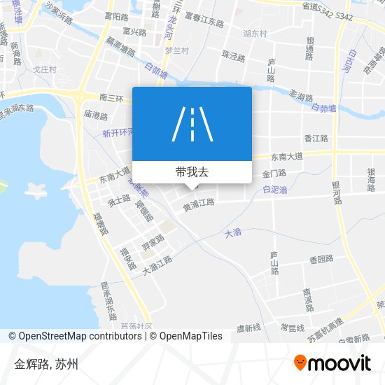 金辉路地图