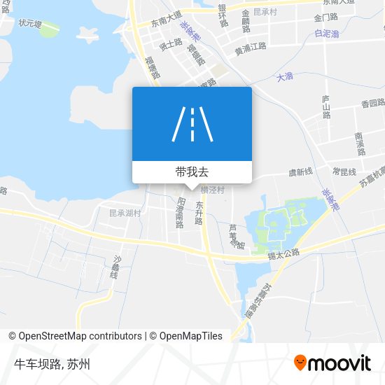 牛车坝路地图