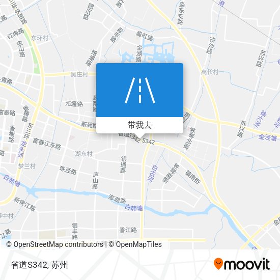 省道S342地图