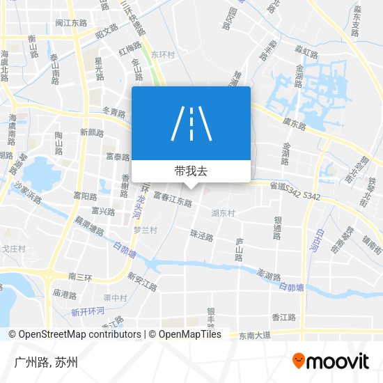 广州路地图