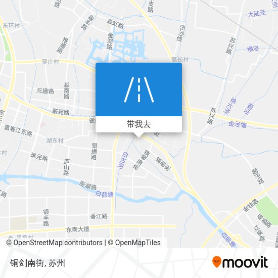 铜剑南街地图