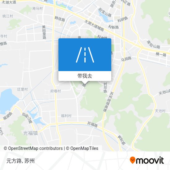 元方路地图