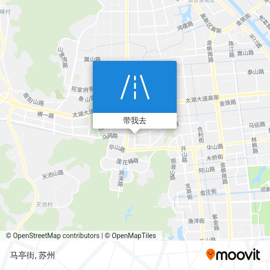 马亭街地图