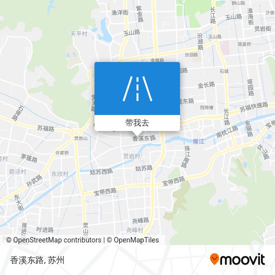 香溪东路地图