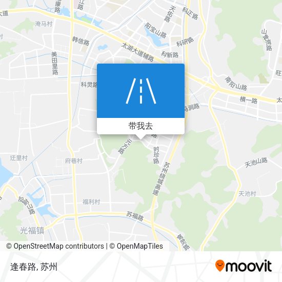 逢春路地图
