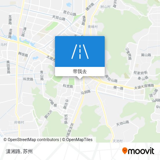 潇湘路地图