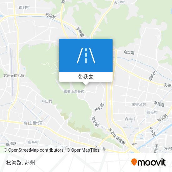 松海路地图