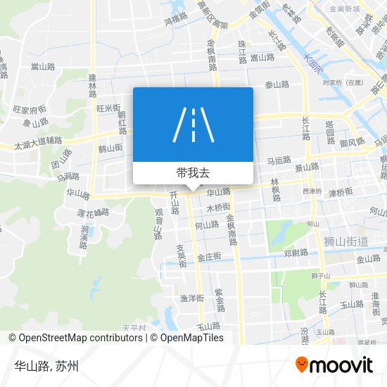 华山路地图
