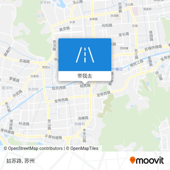 姑苏路地图