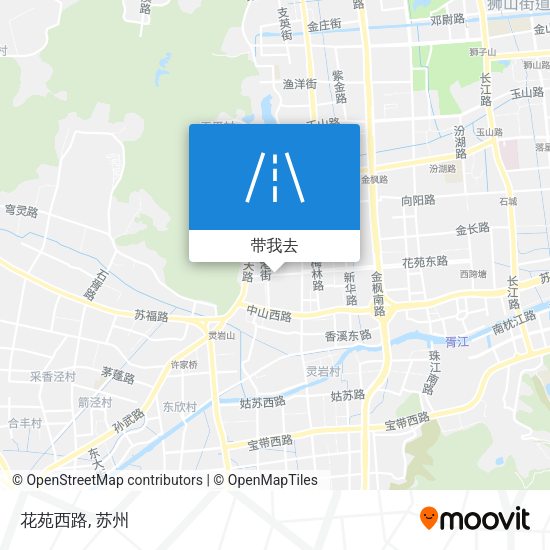 花苑西路地图