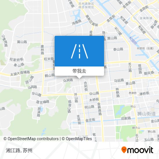 湘江路地图