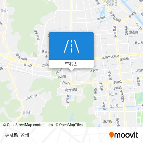 建林路地图
