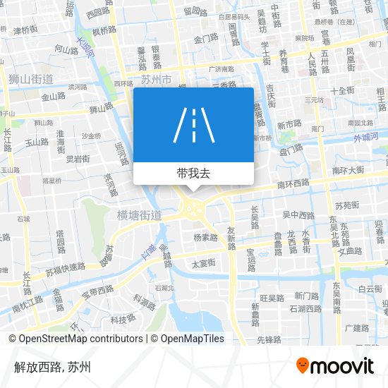 解放西路地图