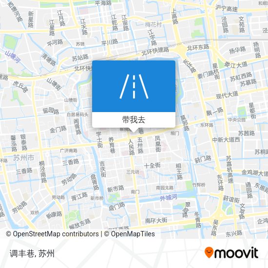 调丰巷地图
