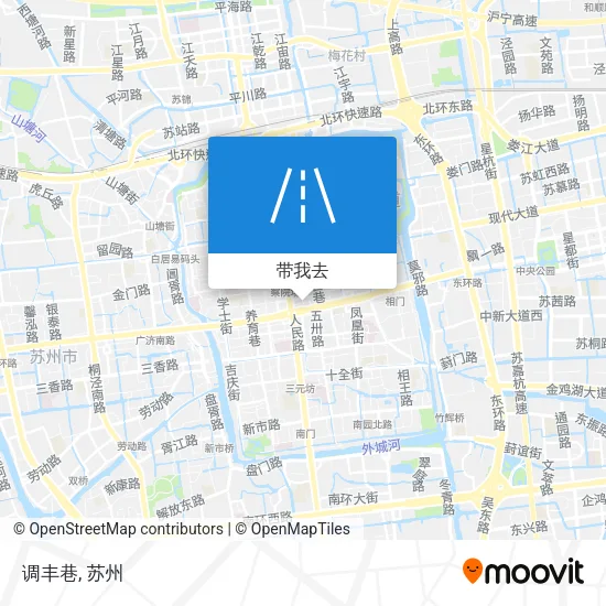 调丰巷地图